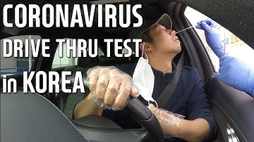 Coronavirus drive through in South Korea VLOG - 코로나 바이러스 드라이브스루(drive-thru) 검사를 받고 왔습니다.