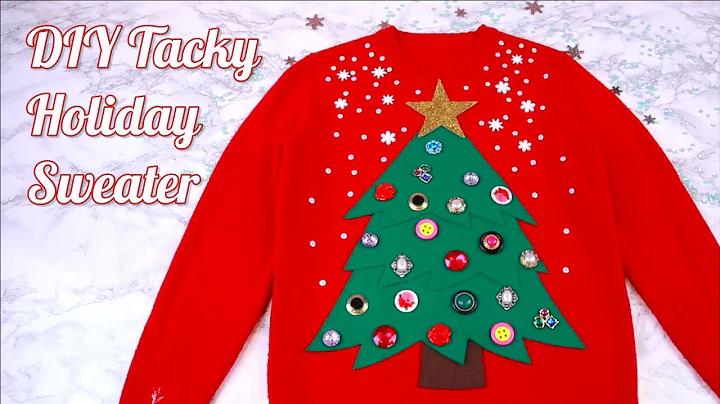 DIY Tacky Holiday Sweater | HG Craft | HelloGiggles
