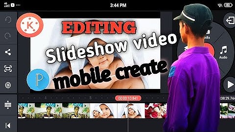 Slideshow video create on mobile with Kinemaster | kinemaster editing Bangla tutorial