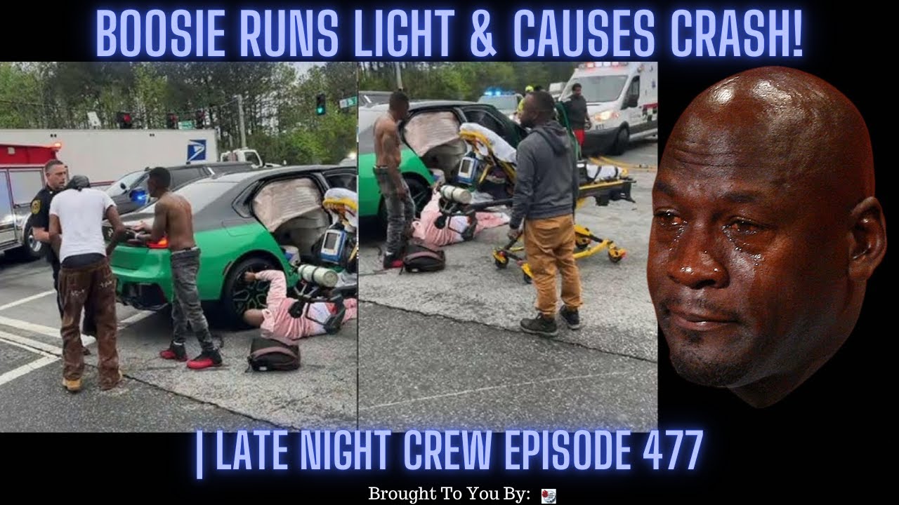 Boosie Runs Light & Causes Car Crash!