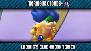 New Super Mario Bros. ... : Meringue Clouds-Castle: Ludwig's Clockwork Castle