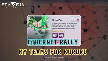 Etheria Restart | My Teams For Kururu| Ethernet Rally