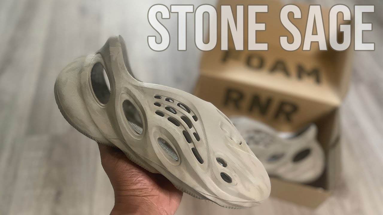 adidas YEEZY FOAM RNNR Stone Sage/Mist First Look