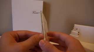 Huawei Ascend P7 Unboxing