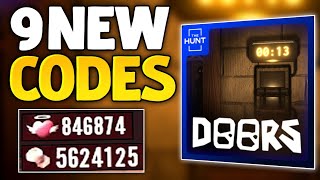 * THE HUNT * ALL WORKING CODES FOR DOORS 2024 ! ROBLOX DOORS CODES ! LATEST UPDATE