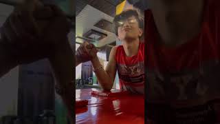 Practice ⚡😈💨#armwrestling #armworkout #armwrestlingchallenge#viral Resimi