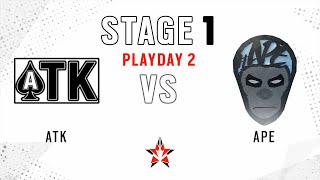 ATK vs Ape \/\/ NA Challenger League - Stage 1 - Playday 2