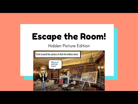 How to Make an Escape the Room Activity with Hidden Pictures (Bitmoji Optional!)