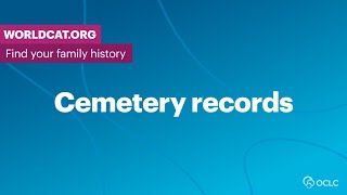 Find your family history: Cemetery records