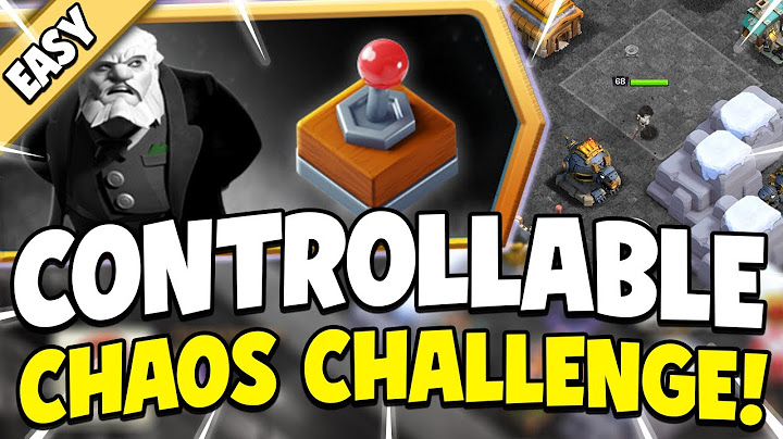 *QUICK & EASY* 3 Star Controllable Chaos Challenge (Clash of Clans)
