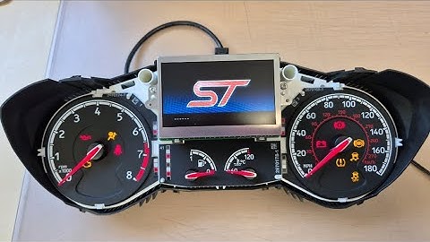 Ford Focus MK3 CMAX Kuga MK2 Speedometer LCD screen repair 2012 - 2018 fitting new screen