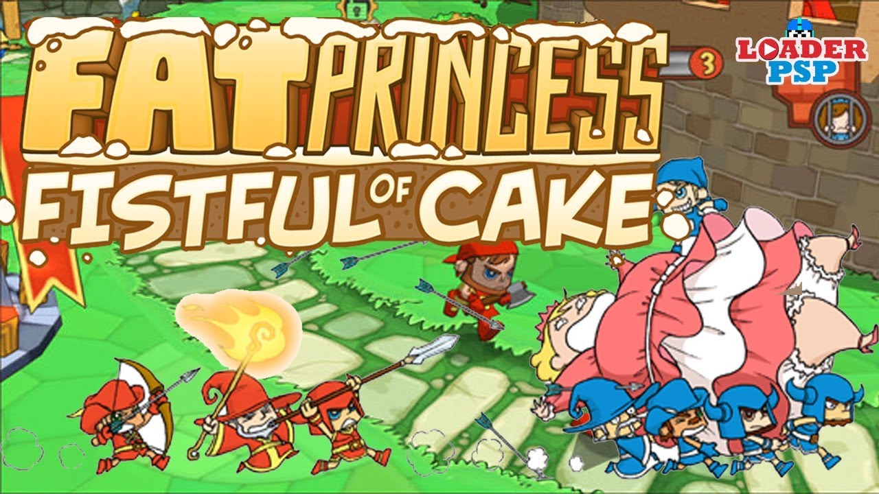 Gameplay Fat princess Fistful of Cake PSP - YouTube