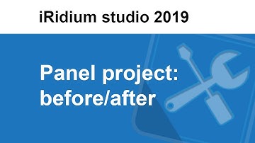 Panel project in iRidium studio 2019