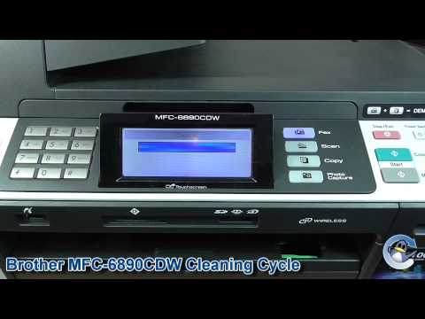 Brother MFC-6890CDW: How to do a Cleaning Cycle