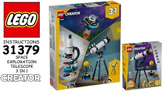 How to build LEGO Creator 31378 - Space Exploration Telescope (Step-by-Step Tutorial)