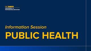 Full Public Health Info Session Update