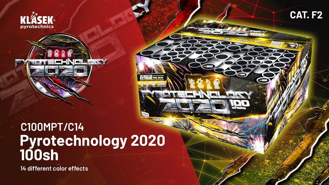 C100MPT/C14 Pyrotechnology 2020 100sh | Klasek pyrotechnics - YouTube