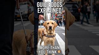 How Guide Dogs Help Blind People…#GuideDogs #DogFacts #PetScience #DidYouKnow #viralshorts #animals