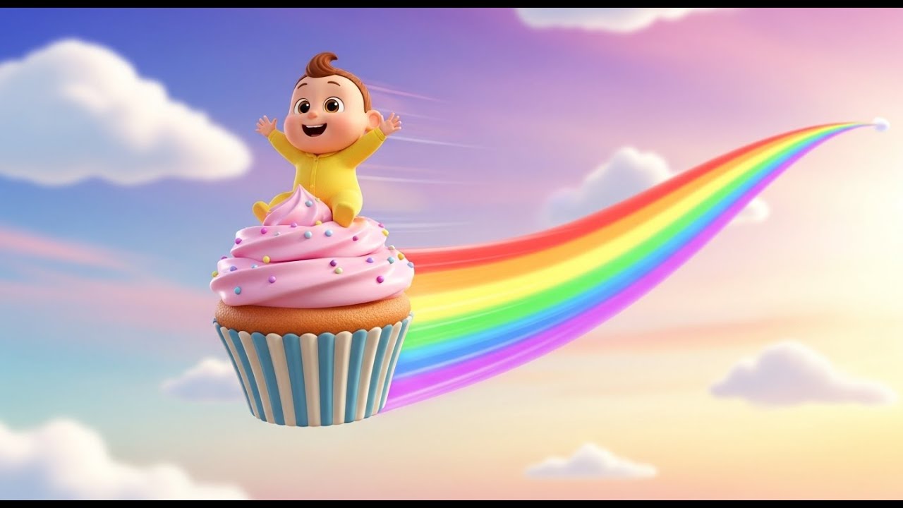Flying Cupcake Adventure | Fun Kids Song | Preschool Sing Along
