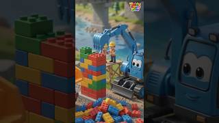 Mini Trucks Build Amazing Bridge 🌉🚚 #shorts#viralshorts #viralvideo #kidsvideo