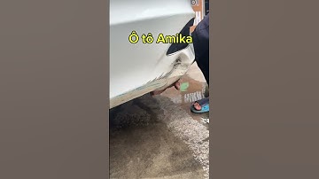 Cách chữa vết móp trên ô tô #otoamika