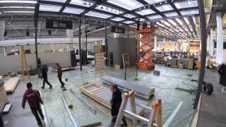 Meyer Sound setup time-lapse at Prolight + Sound (Musikmesse) 2014