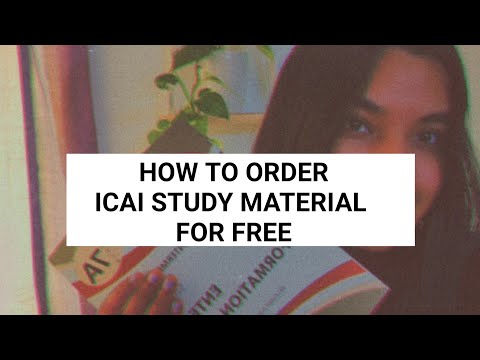 How To Apply Coupon For ICAI Study Material | How To Get Coupon | Free Study Material