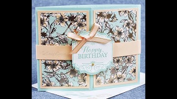 Pop out Gatefold Card