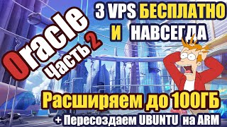 БЕСПЛАТНЫЕ VPS. Расширяем до 100ГБ