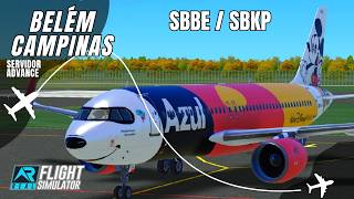 RFS 3.1.7 - Real Flight Simulator - BELÉM / CAMPINAS  de A320neo  da AZUL #rortos #update