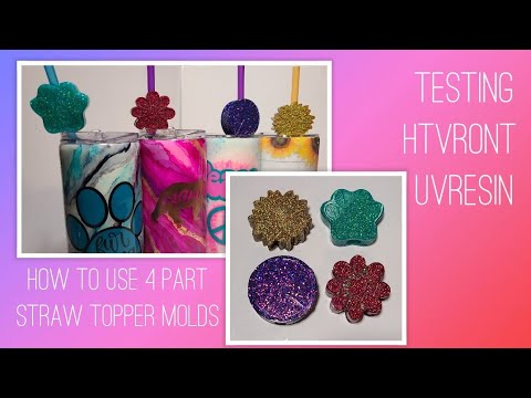 DIY Resin Straw Toppers Tutorial 