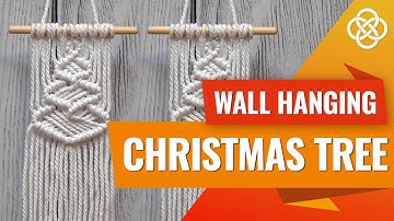 Мacrame Christmas Tree Wall Hanging | Macrame diy | | Macrame Christmas tree tutorial