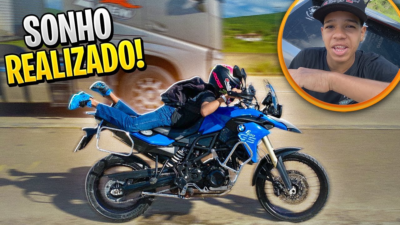 SOLTEI A F800 NA MÃO DO MENOR DO GRAU NA BR ! (Ele Apavora )