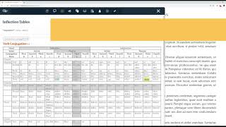Alpheios Inflection Tables Tutorial