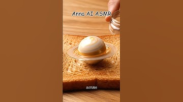 Which Planet Spread On Toast Would You Choose? 🪐 Anna AI ASMR #shorts
