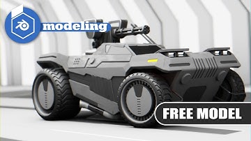 Blender military vehicle  modeling tutorial free download
