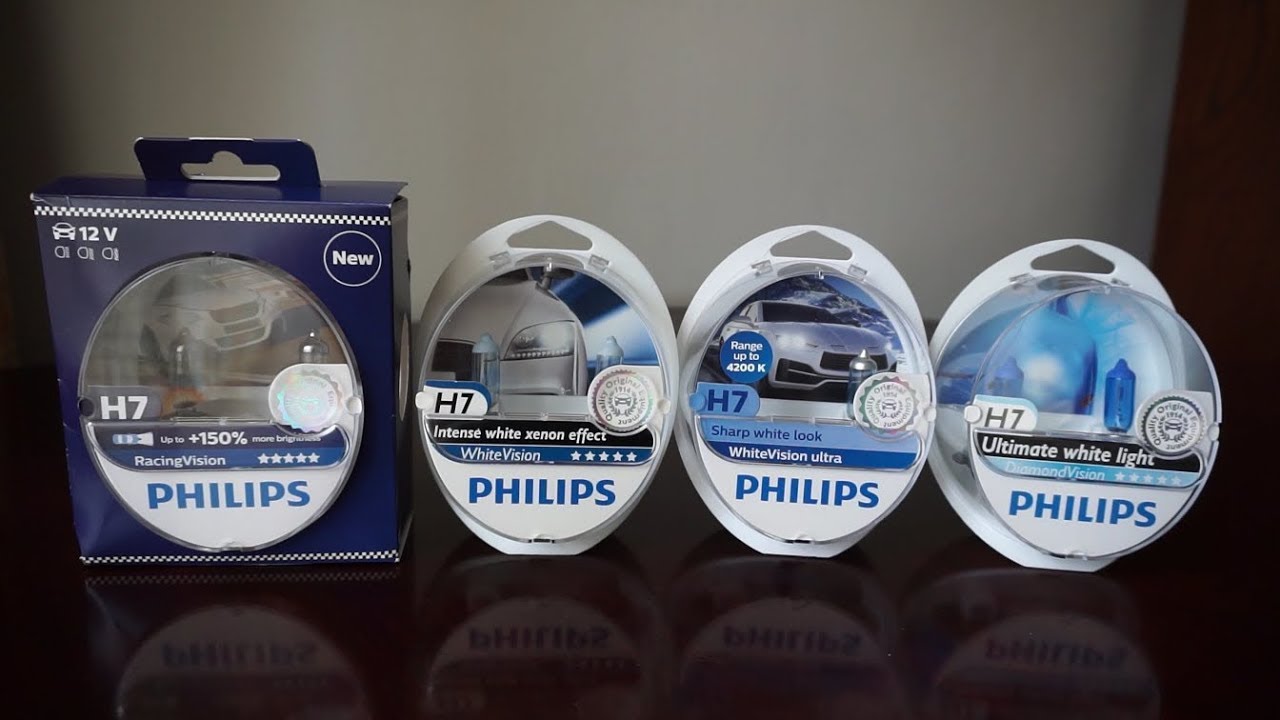 Philips RacingVision, WhiteVision, WhiteVision Ultra