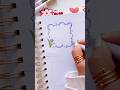  paper notes doodle  draw frame doodles for your planner  bullet journal art