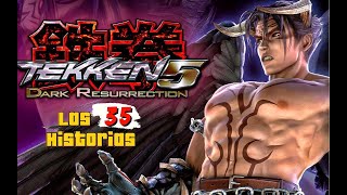 ¿Las CONOCES Todas?, 🎮 las 35 ÉPICAS Historias en Tekken 5 Dark Resurrection | [PSP]