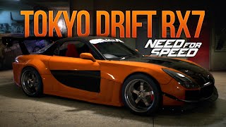 Need for Speed 2015 Han's TOKYO DRIFT RX7 Fast and Furious NFS Showcase