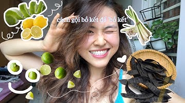 XEM VIDEO NÀY NẾU BẠN CÒN DÙNG DẦU GỘI ĐẦU mà tóc vẫn rụng và xơ | cách làm nước bồ kết gội đầu