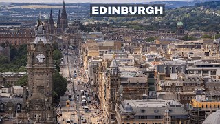 Edinburgh Scotland Tour By Drone In Ultra HD - Edinburgh City Scotland