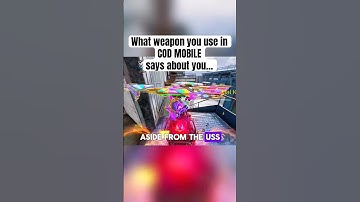 What COD Mobile WEAPON you use, says about YOU!👀 #CODMobile_Partner #ad #codm #codmobile