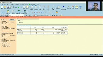 PRAKTIKUM RISET OPERASI (Linear programming)