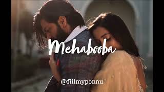 mehabooba (slowed + reverbed) telugu :)