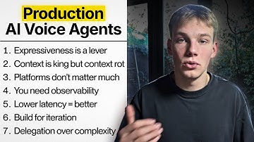 7 principes voor het bouwen van productie-AI-spraakagenten