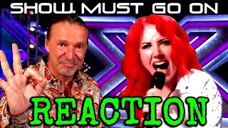 Vocal Coach Reacts to Julia Ivanova  The Show Must Go On  Freddie Mercury  XFactor  Ken Tamplin