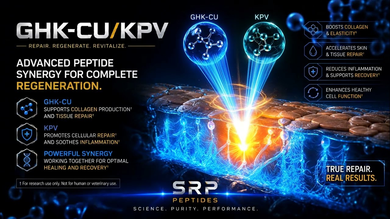 ghk cu and kpv together Blend: Klow 80mg (GHK-Cu, KPV, BPC-157&TB-500.) MOTS-C/GHK-CU/KPV Blend | Research Peptide
