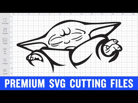 Grogu Svg Cutting Files for Cricut Premium cut SVG