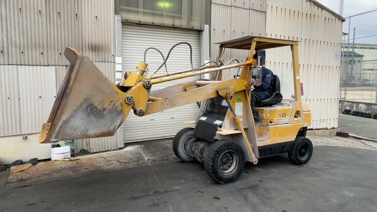 TCM ショベルローダー 1.0ton ディーゼル車 SD10Z6 バケット容量0.7